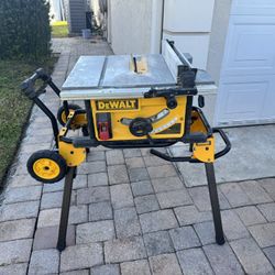 Dewalt Table Saw W/stand 