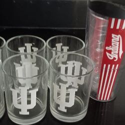 7pc. Indiana Hoosier Glass Set