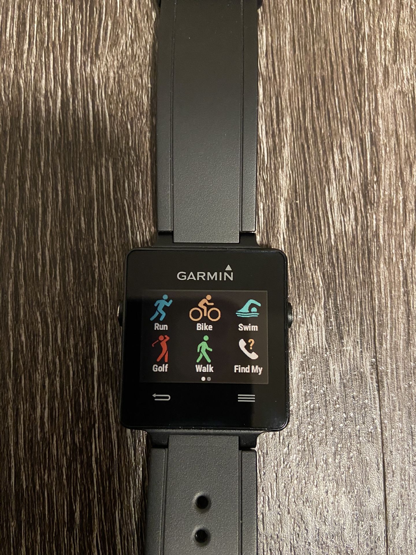 Garmin vivoactive GPS smartwatch with HR strap
