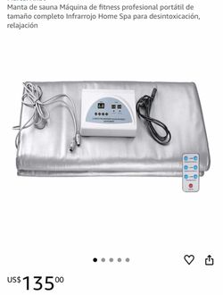 Infrared sauna blanket