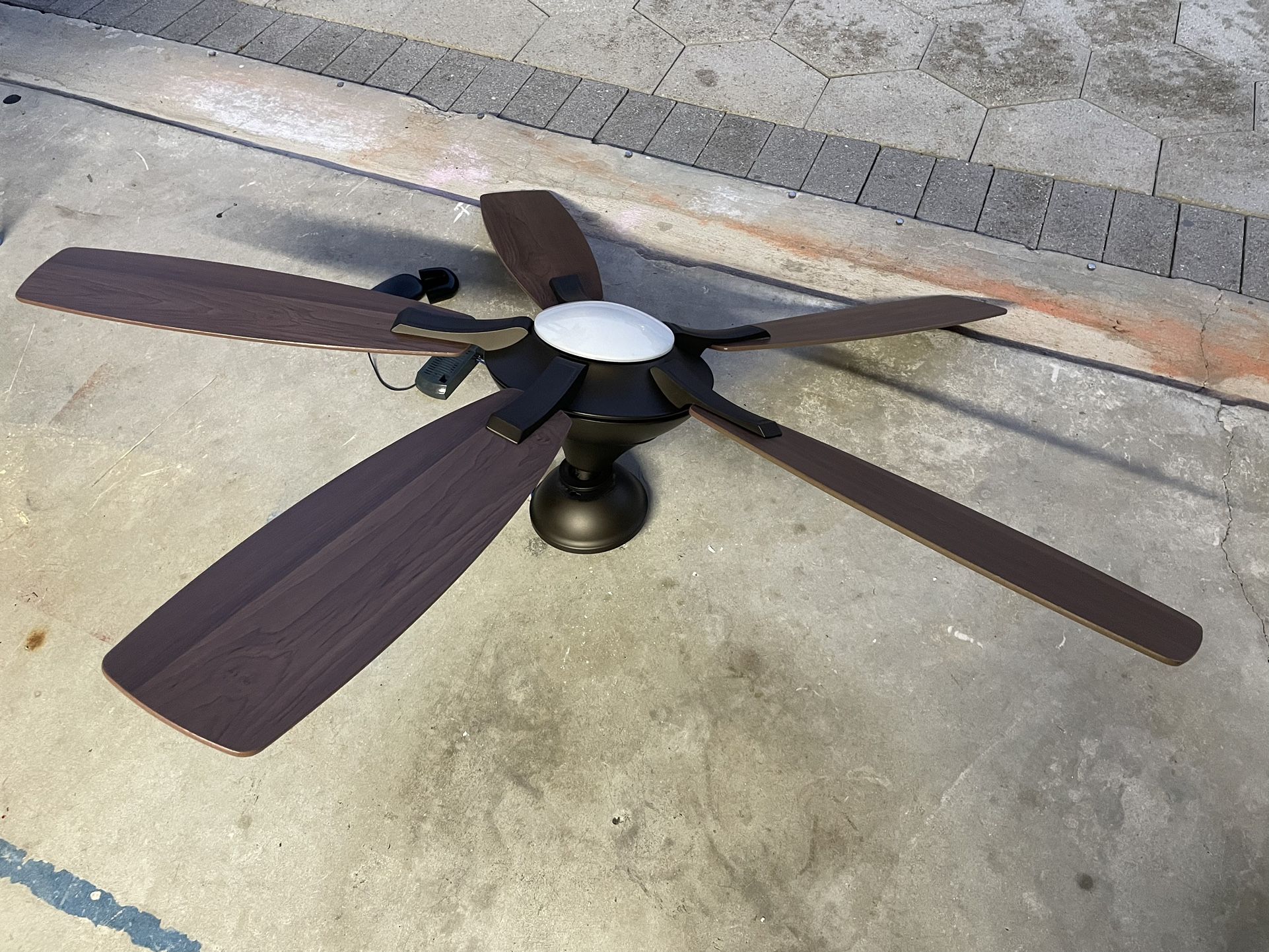 52in Rubbed Brown LED Remote Controlled Ceiling Fan for Sale in Boynton Beach, FL OfferUp