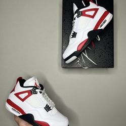 Jordan 4 “Red Cement” Sizes 4.5Y , 8.5M