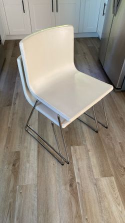 Two White Chairs