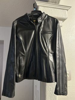 Biker Woman’s Leather Jacket Made In USA 