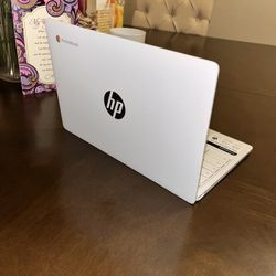 White HP Chromebook 11-inch 
