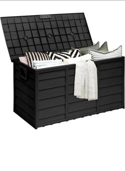 Storage box storage bin 75 gallon deck box brand new outdoor deck box patio deck box patio storage brand new garden deck box ☑️