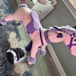 Ride On Pony With Hoover Board 