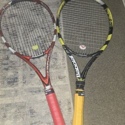 2 Babolat Tennis Racket 