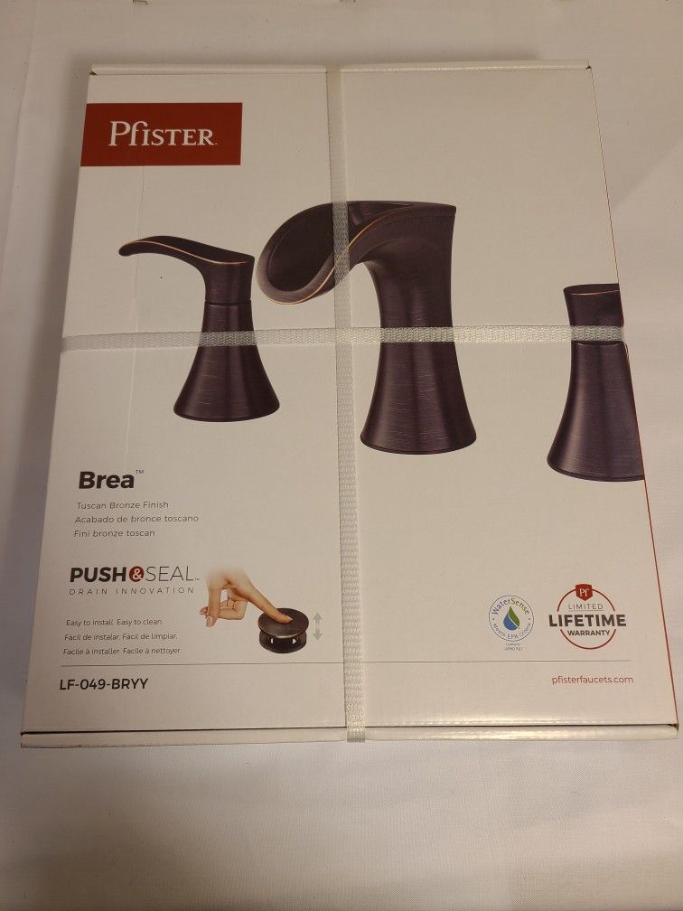 Pfister LF-049-BRYY Brea Widespread 2 Handle Bathroom Faucet (New)