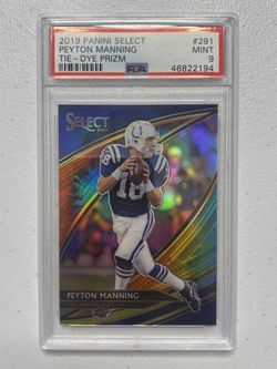 2019 PANINI SELECT PEYTON MANNING TIE DYE PRIZM /25 Colts #291