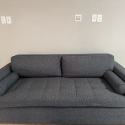 Livid (grey + blue) Colored Couch *PICK UP ONLY