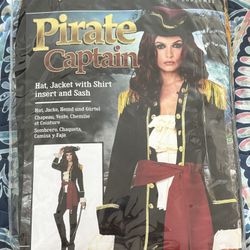 Pirate Captain Costume XL 