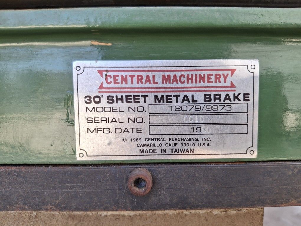 CENTRAL MACHINERY