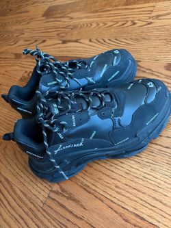 Balenciaga Triple S Sneakers – Black