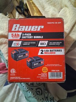 Bauer Batteries 5ah 2-pack