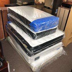 BRAND NEW In Plastic!!! Mattress And Box Spring HUGE Sale!!!
