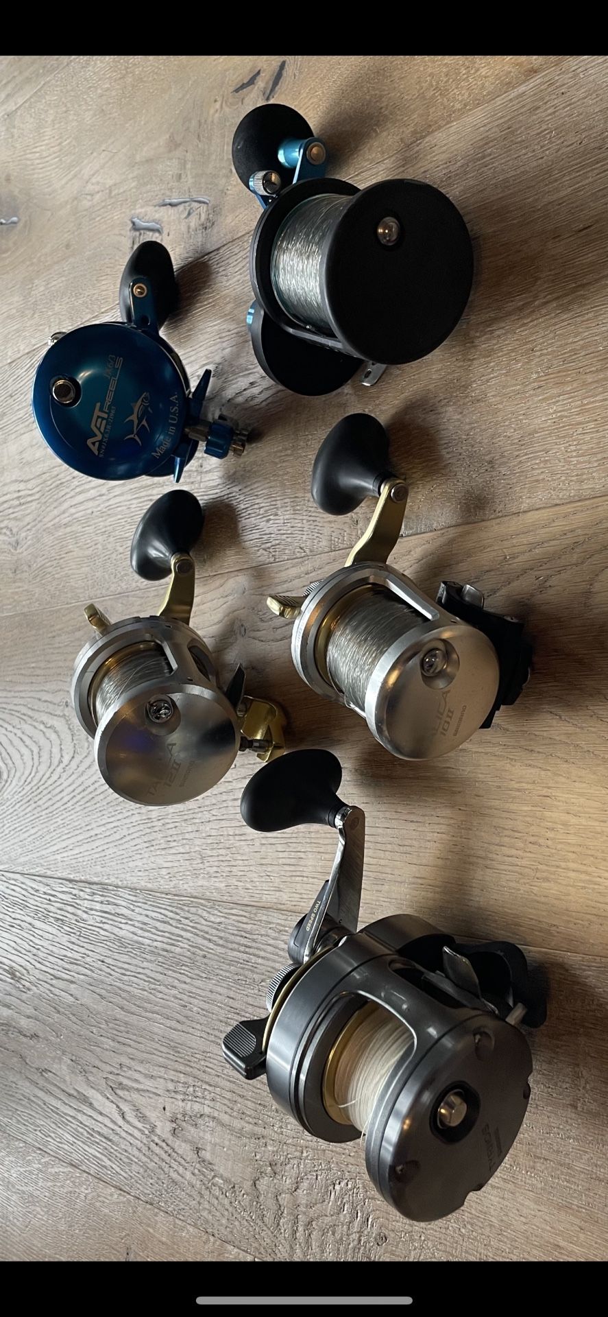 2 Speed Fishing Reels Shimano Avet Daiwa for Sale in Oceanside, CA ...