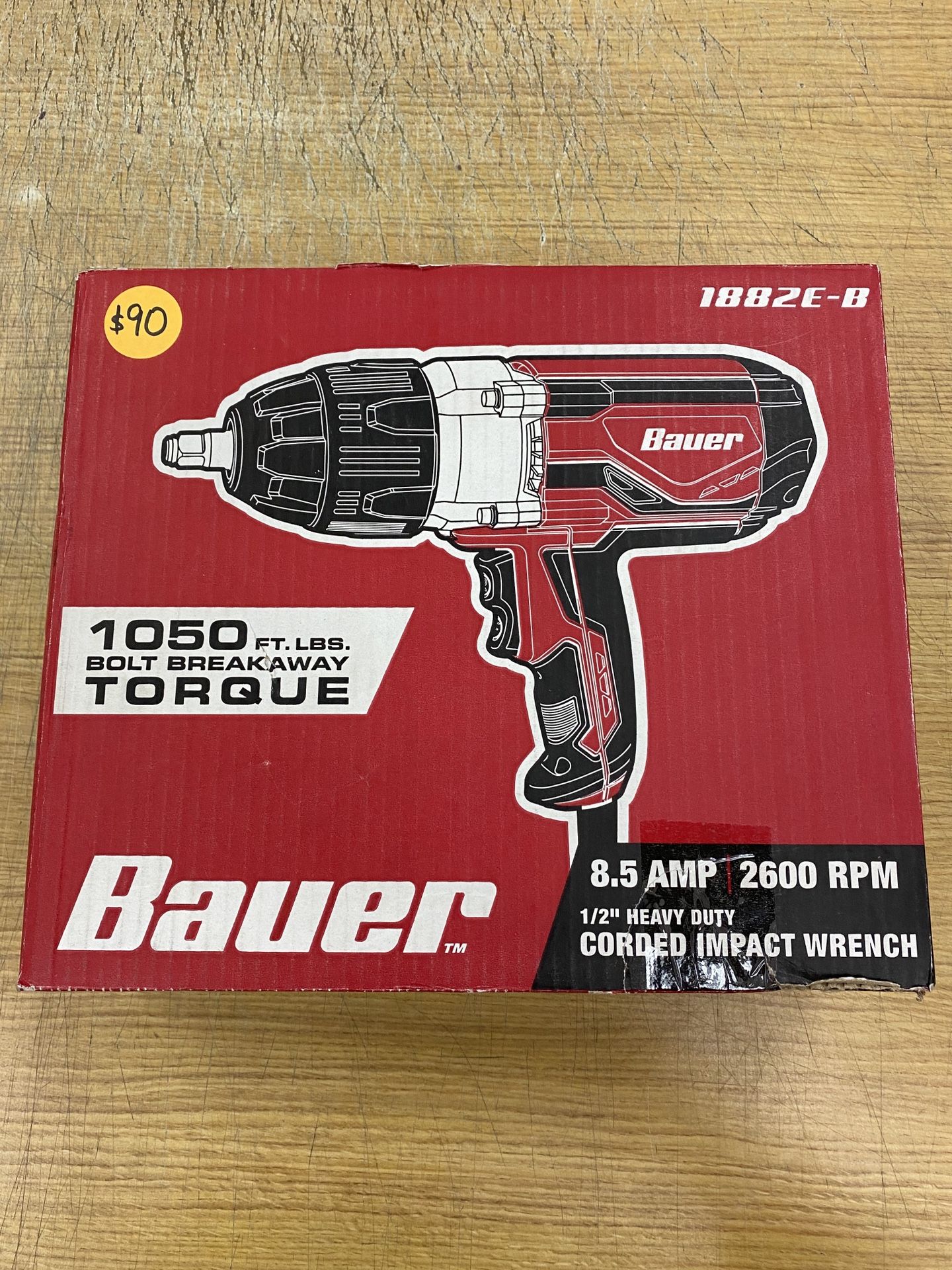 BAUER CORDED IMPACT WRENCH 1882E-B