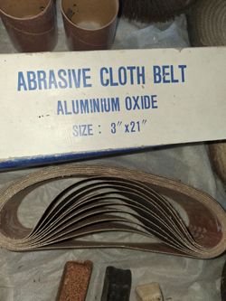 Abrasive cloth belts