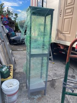 Tall Display Cabinet with Shelves