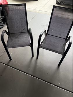 Patio chairs