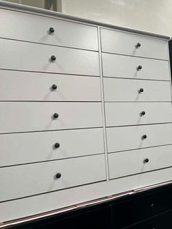 12 Drawer white color