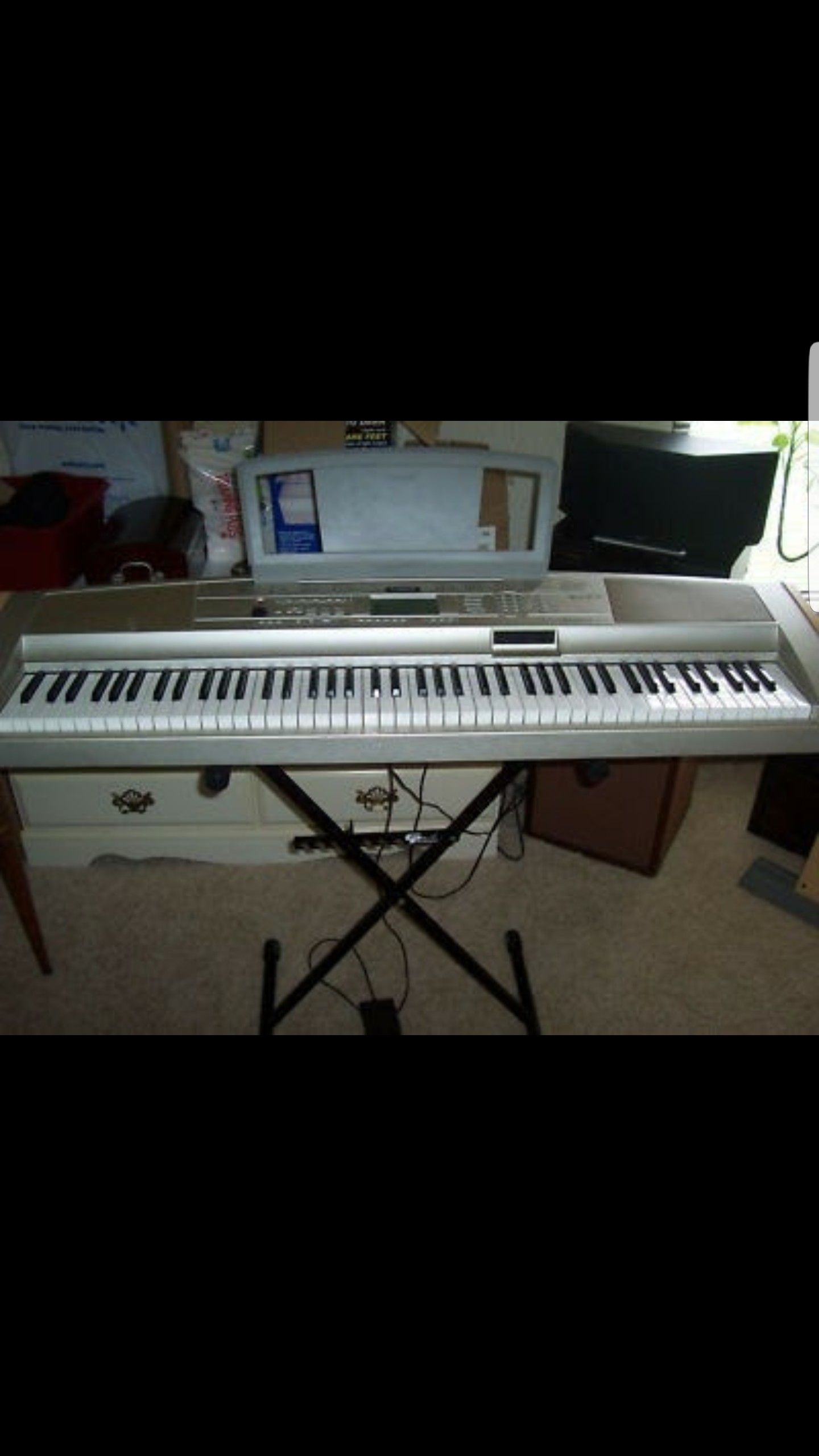 Yamaha dgx sale 500 weighted keys