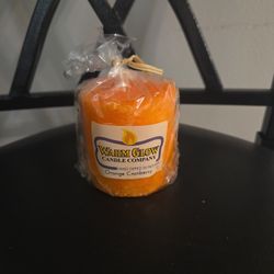 13 Orange Cranberry Warm Glow Candles