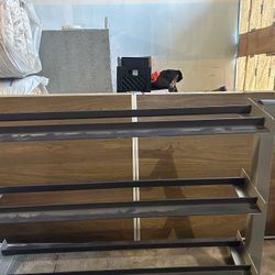3 Tier Sturdy Dumbell rack. This rack held big weights on it.