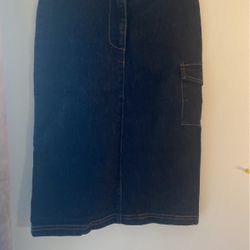 Jean Skirt Size 7/8