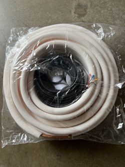 1/4*3/8 50ft copper line and 50ft communication wire