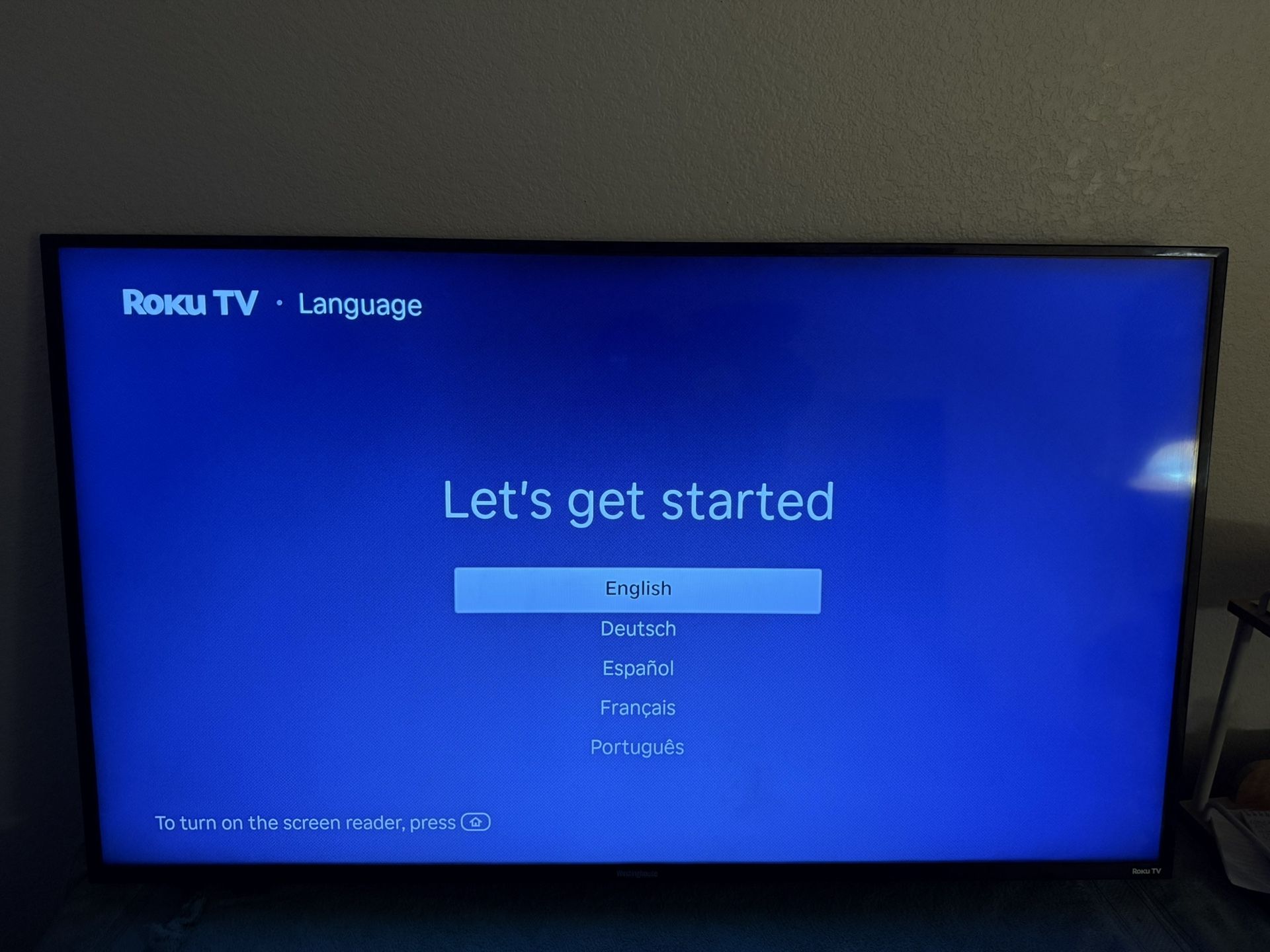 Westing House Roku Tv 55 Inch