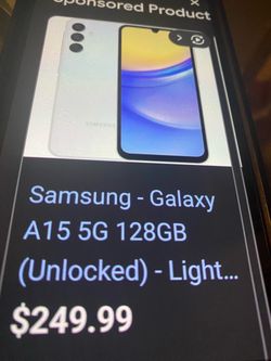 """Samsung A 15 used good cond with case 120$$$ any sim works