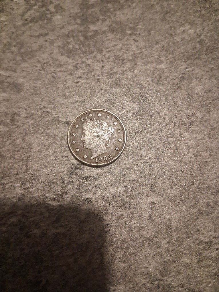 1902 V Nickel 