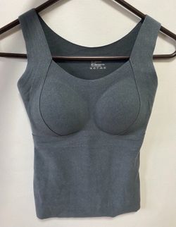 Women Thermal Tank Top With Bra Size S