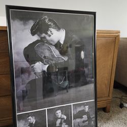 Framed Elvis Poster