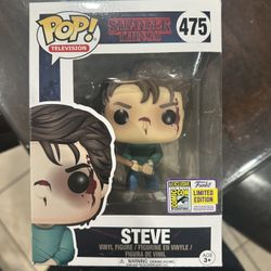 Funko Pop! Stranger Things Steve #475 SDCC 2017 Exclusive