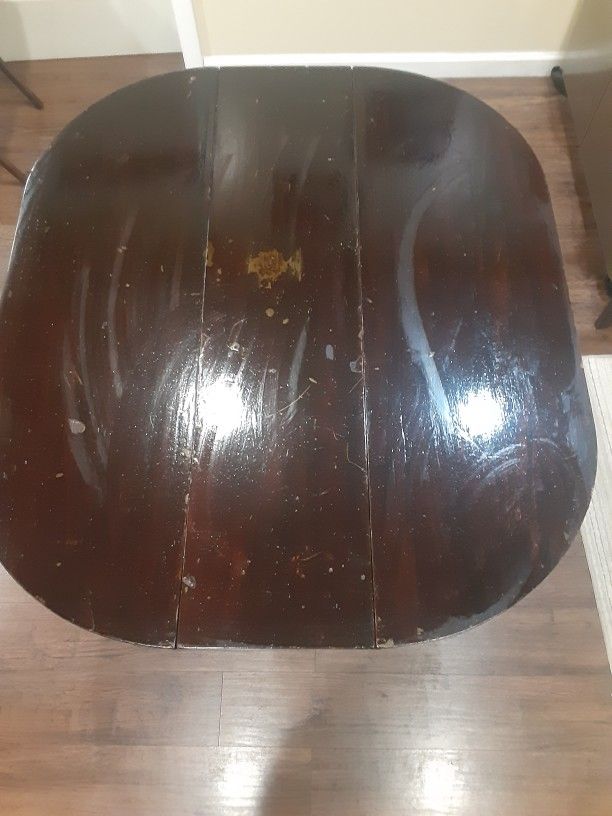 Colapsible Vintage Wooden Table