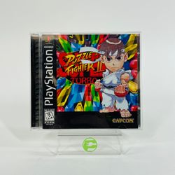Super Puzzle Fighter II Turbo (Sony PlayStation 1 PS1, 1996)