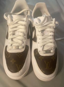 Custom Louis Vuitton Air Force 1 -Size 7.5 men’s ( size 9 women’s )