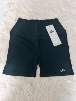 Army Green Ribbed Alo shorts (Size M)