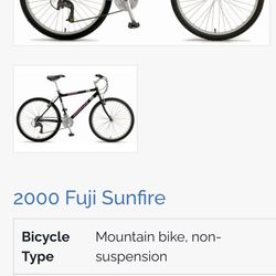 2000 Fuji bike