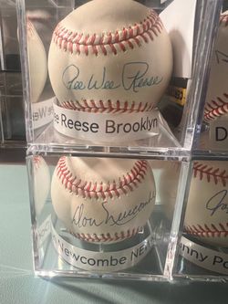 Brooklyn Dodgers 1955 WS Players Signed Baseballs