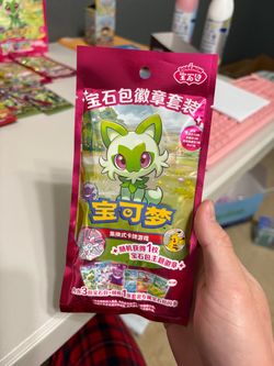 Pokemon TCG Gem Pack Badge Set (Chinese) (Gem 1, Gem 2, Gem 3)