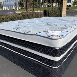 Queen Ortho Bamboo Pillow Top Mattress!!