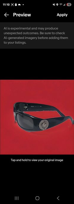 Versace MOD. 4044-B Medusa Coin Sunglasses Swarovski Crystals Vintage AuthenticVersace MOD. 4044-B Medusa Coin Sunglasses Swarovski Crystals Vintage A