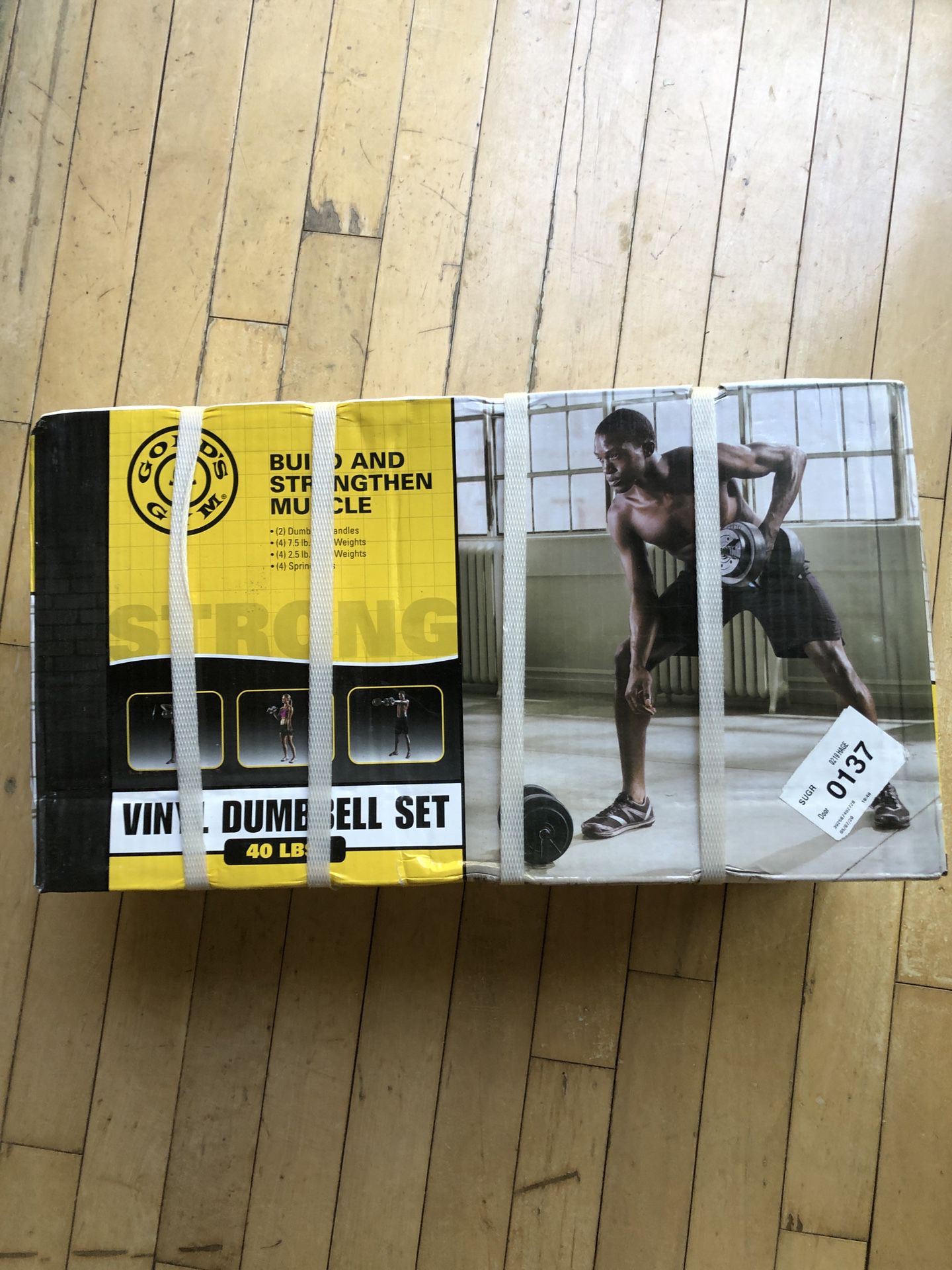 Gold’s Gym Vinyl Weight Set 40 lbs total