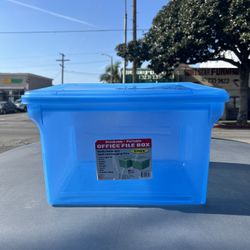 1 Plastic Beam Storage Container 13 3/4 W x 18 L x 11  1/8 H 