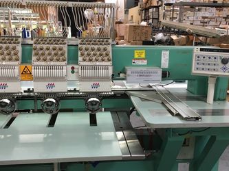 Tajima Commercial Embroidery Machine 15 Head 15 Color TMFXV-CG1515 π₯π₯