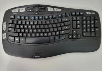 Logiteh K350 Wireless Wave Keyboard.